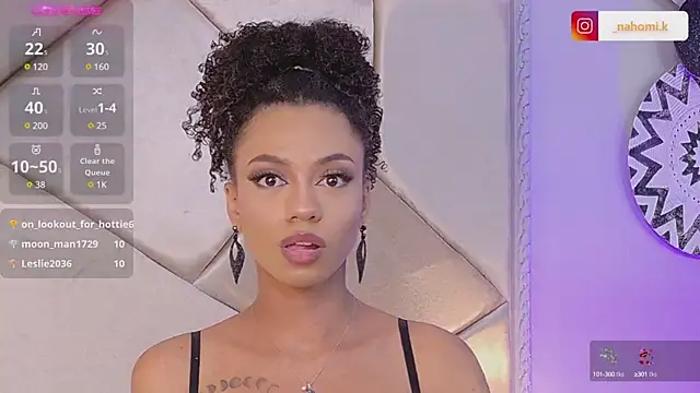 Snapshot of Nahomi_King chatting on January 28, 4:08 pm Nahomi King online show from January 28, 4:08 pm