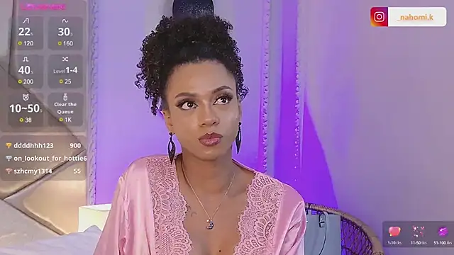 Snapshot of Nahomi_King chatting on January 28, 7:10 pm Nahomi King online show from January 28, 7:10 pm