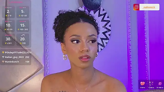 Snapshot of Nahomi_King chatting on February 14, 4:20 pm Nahomi King online show from February 14, 4:20 pm