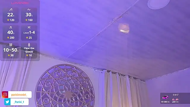 Snapshot of _PARISI_ chatting on February 22, 12:49 am PARISI online show from February 22, 12:49 am