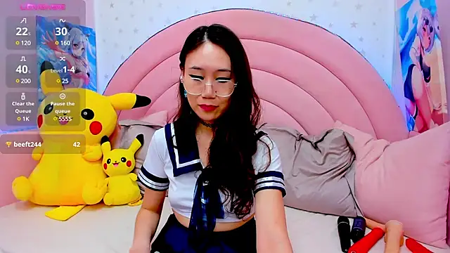 Snapshot of Nao__Chan_ chatting on March 15, 4:24 am Nao Chan online show from March 15, 4:24 am