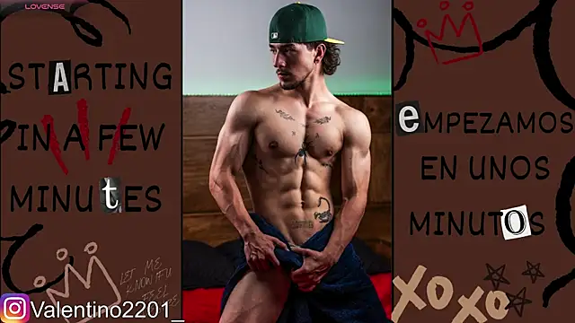 Snapshot of Valentino_Xander chatting on August 4, 4:15 am Valentino Xander online show from August 4, 4:15 am