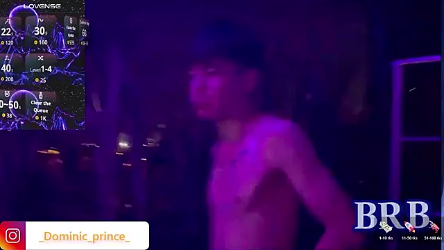 DominicPrince online show from March 14, 9:53 pm