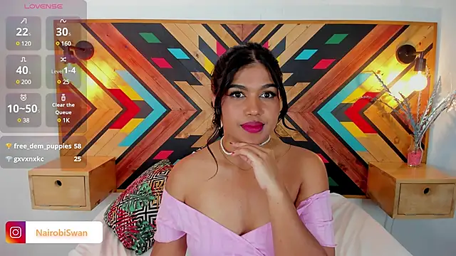 Snapshot of NaiirobiSwan chatting on January 30, 2:06 am NaiirobiSwan online show from January 30, 2:06 am