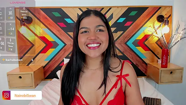 Snapshot of NaiirobiSwan chatting on February 21, 2:06 am NaiirobiSwan online show from February 21, 2:06 am