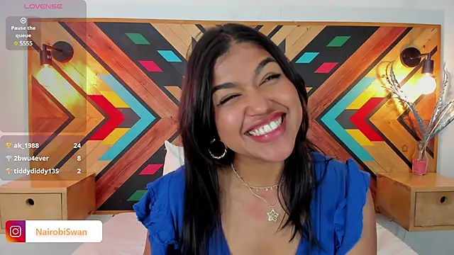 Snapshot of NaiirobiSwan chatting on March 19, 2:16 am NaiirobiSwan online show from March 19, 2:16 am