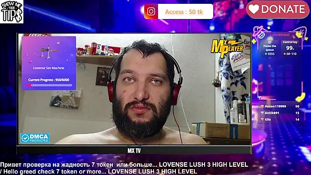Snapshot of BISEXGOOD777 chatting on May 7, 10:48 pm BISEXGOOD777 online show from May 7, 10:48 pm