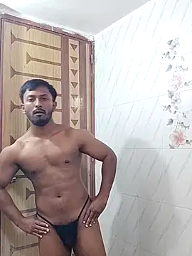 Snapshot of HunkyAriyan chatting on March 15, 8:15 am HunkyAriyan online show from March 15, 8:15 am