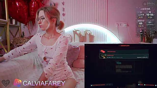 Snapshot of calviafarey chatting on February 21, 4:52 pm calviafarey online show from February 21, 4:52 pm