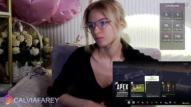 Snapshot of calviafarey chatting on March 1, 8:00 pm calviafarey online show from March 1, 8:00 pm