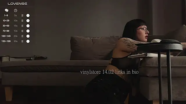 Snapshot of vinylstore chatting on February 14, 6:12 am vinylstore online show from February 14, 6:12 am