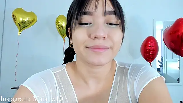 Snapshot of Maia_W10 chatting on March 8, 12:30 pm Maia W10 online show from March 8, 12:30 pm