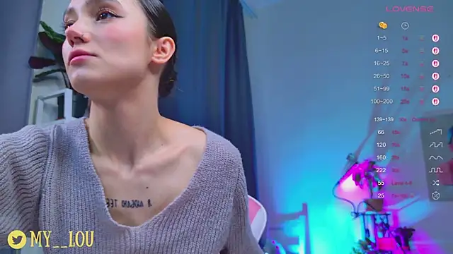 Snapshot of MyLou_ chatting on October 26, 3:07 pm MyLou online show from October 26, 3:07 pm