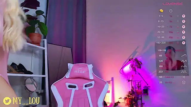 Snapshot of MyLou_ chatting on November 4, 3:11 pm MyLou online show from November 4, 3:11 pm