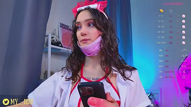 Snapshot of MyLou_ chatting on February 11, 3:06 pm MyLou online show from February 11, 3:06 pm