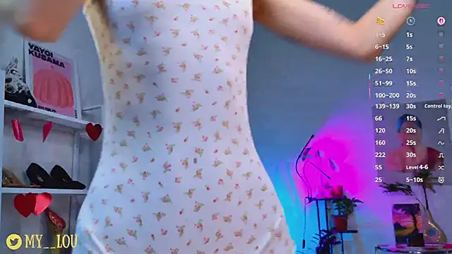 Snapshot of MyLou_ chatting on February 21, 3:35 pm MyLou online show from February 21, 3:35 pm