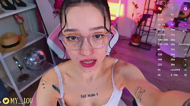 Snapshot of MyLou_ chatting on March 1, 3:14 pm MyLou online show from March 1, 3:14 pm