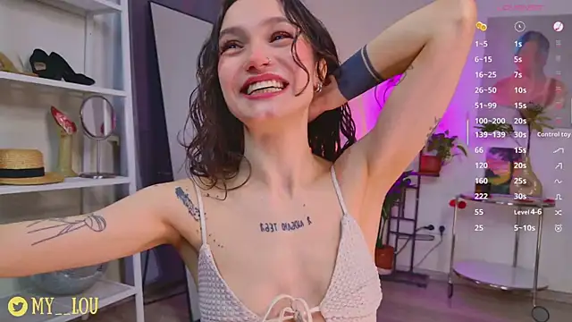 Snapshot of MyLou_ chatting on March 8, 2:43 pm MyLou online show from March 8, 2:43 pm