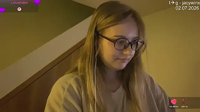 Snapshot of JacyWinslat chatting on July 2, 2:45 pm JacyWinslat online show from July 2, 2:45 pm