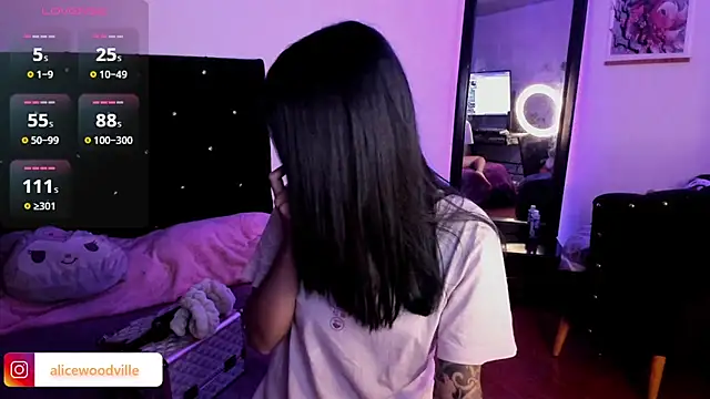 Snapshot of Alice_woodville chatting on January 11, 12:44 am Alice woodville online show from January 11, 12:44 am