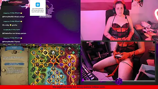 Snapshot of Rae-Suon chatting on February 8, 4:36 am Rae-Suon online show from February 8, 4:36 am