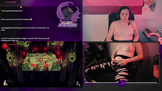 Snapshot of Rae-Suon chatting on February 19, 6:22 am Rae-Suon online show from February 19, 6:22 am