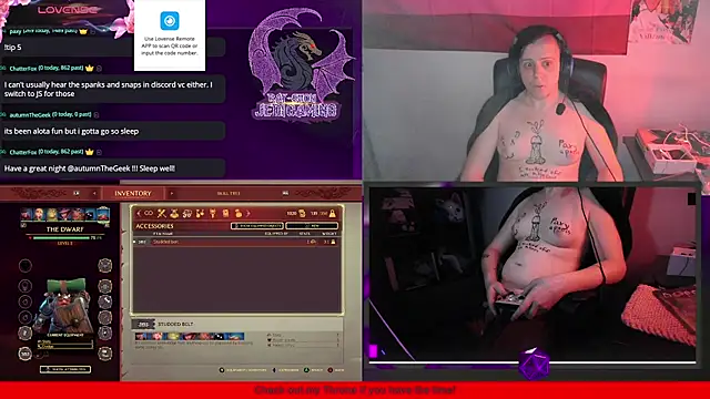 Snapshot of Rae-Suon chatting on February 27, 5:45 am Rae-Suon online show from February 27, 5:45 am