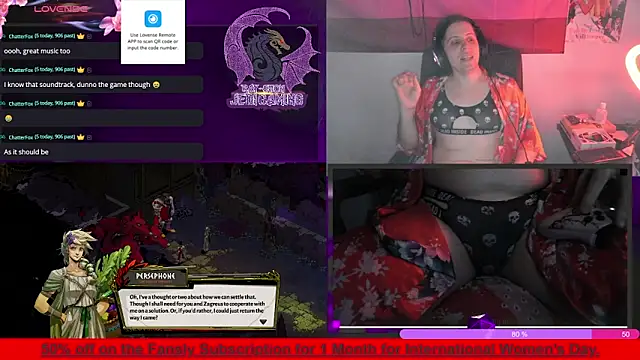 Snapshot of Rae-Suon chatting on March 9, 6:28 am Rae-Suon online show from March 9, 6:28 am