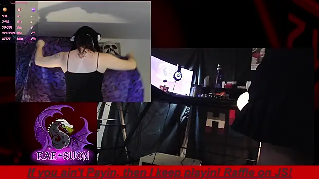 Snapshot of Rae-Suon chatting on October 5, 2:32 am Rae-Suon online show from October 5, 2:32 am