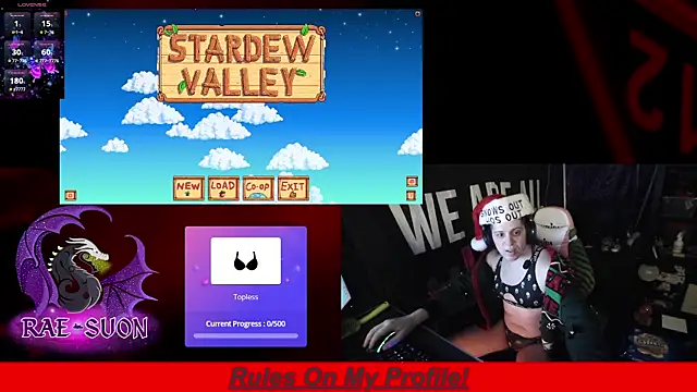 Rae-Suon online show from December 21, 1:13 am