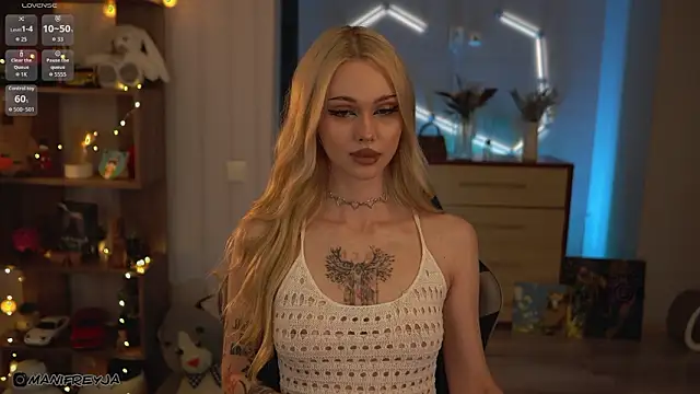 Snapshot of ManiFreyja chatting on March 22, 6:00 pm ManiFreyja online show from March 22, 6:00 pm