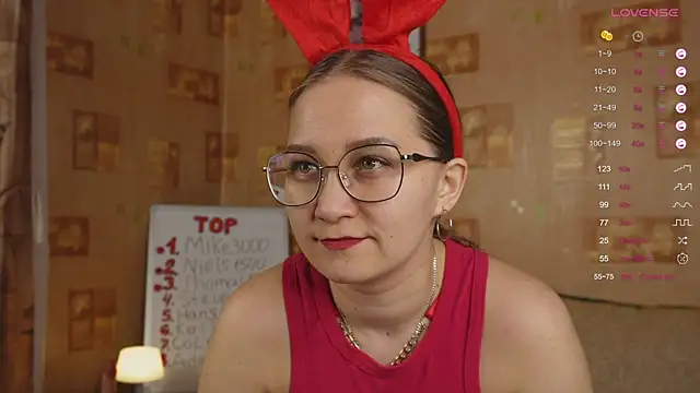 Snapshot of Miatiny chatting on February 6, 3:31 pm Miatiny online show from February 6, 3:31 pm