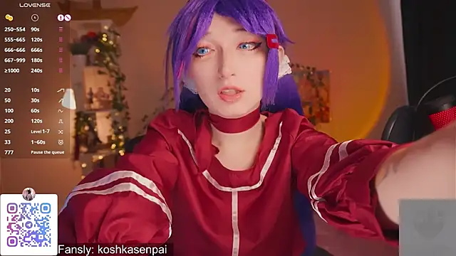 koshkasenpai online show from November 3, 7:20 am