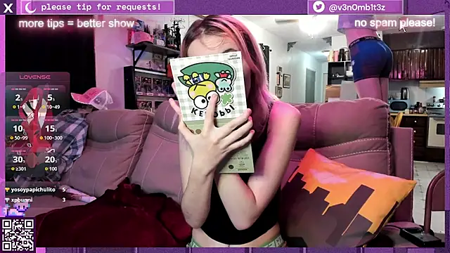 Snapshot of v3n0mb1t3z chatting on November 18, 11:59 pm v3n0mb1t3z online show from November 18, 11:59 pm