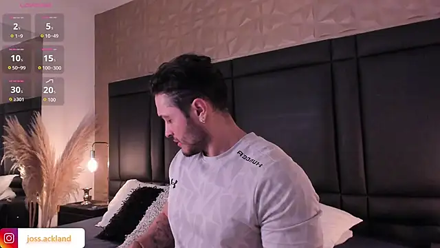 Snapshot of JossAckland chatting on December 5, 7:54 pm JossAckland online show from December 5, 7:54 pm