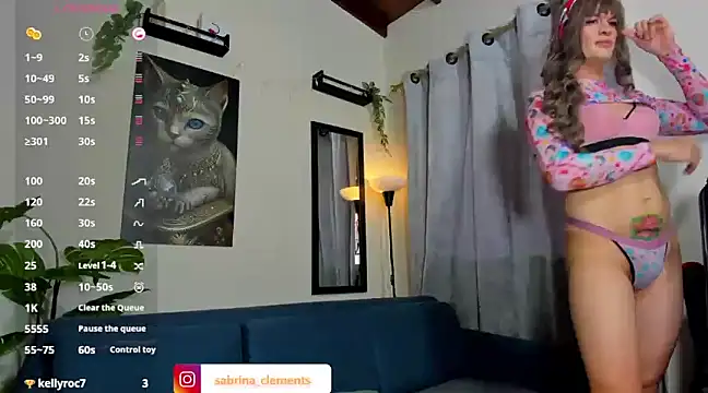 Snapshot of sabrina_clementss chatting on February 2, 9:56 pm sabrina clementss online show from February 2, 9:56 pm