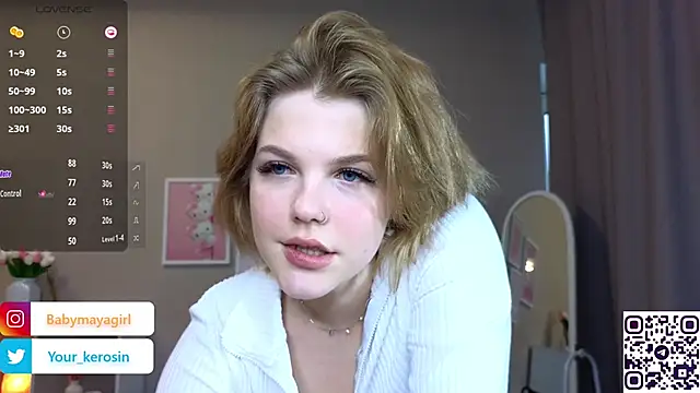 Snapshot of Maya_Rave chatting on January 23, 9:29 am Maya Rave online show from January 23, 9:29 am