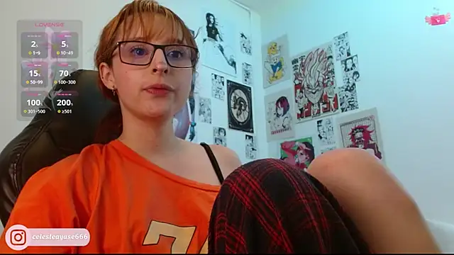 Snapshot of CelesteAyase chatting on October 24, 4:31 am CelesteAyase online show from October 24, 4:31 am