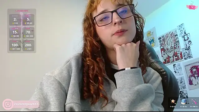 Snapshot of CelesteAyase chatting on October 28, 1:31 am CelesteAyase online show from October 28, 1:31 am