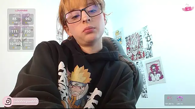 Snapshot of CelesteAyase chatting on October 29, 2:25 am CelesteAyase online show from October 29, 2:25 am