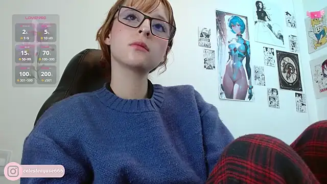 Snapshot of CelesteAyase chatting on November 12, 1:39 am CelesteAyase online show from November 12, 1:39 am