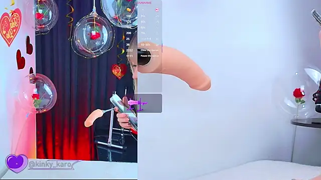 Kinky  Karo online show from February 15, 9:33 pm