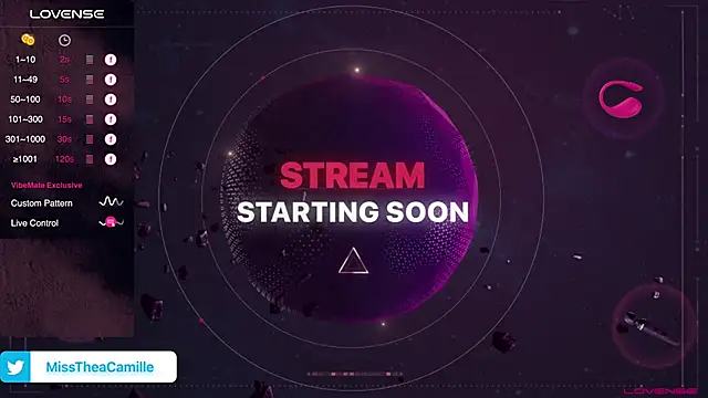 Snapshot of MissTheaCamille chatting on February 22, 12:16 am MissTheaCamille online show from February 22, 12:16 am