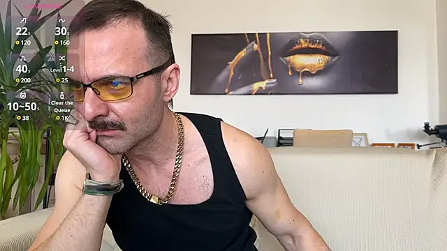 Snapshot of Asmodeuss666 chatting on February 10, 8:20 am Asmodeuss666 online show from February 10, 8:20 am