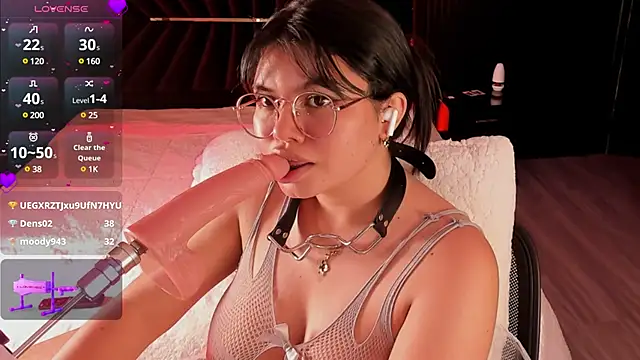 Snapshot of Geabloom chatting on March 5, 6:12 am Geabloom online show from March 5, 6:12 am