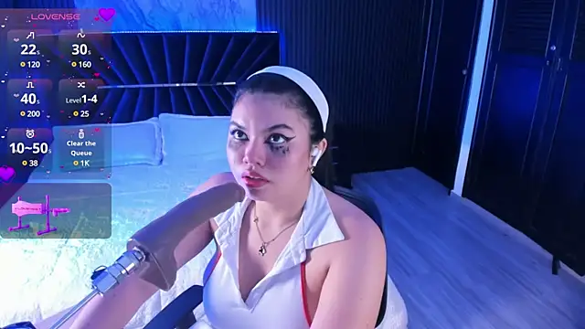 Snapshot of Geabloom chatting on March 9, 3:54 am Geabloom online show from March 9, 3:54 am