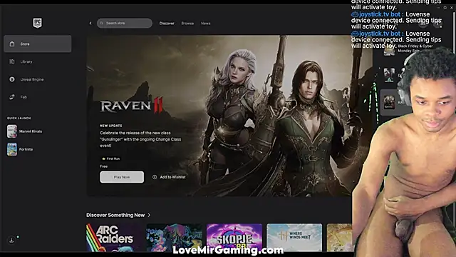 lovemirgaming online show from November 21, 9:24 pm