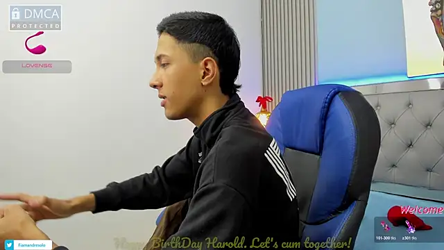 Snapshot of HarolddXL chatting on January 6, 1:04 pm HarolddXL online show from January 6, 1:04 pm