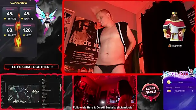 LiamIdols online show from January 17, 6:47 am