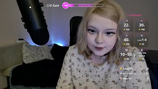 Electro doll online show from March 13, 8:22 pm